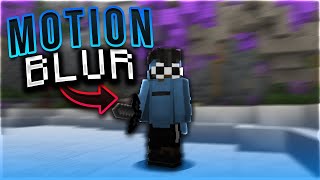 how to get motion Blur in minecraft bedrock Windows10 [upl. by Tigram]