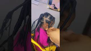 Beautiful threading hairstyle Neatly done🥰👌shortsvideo shortsviral africanhairstyles [upl. by Ahidam]