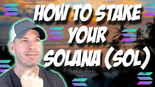 How to Stake Solana SOL With Ledger Fast amp Easy [upl. by Aytnahs]