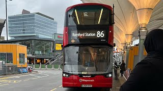 LV24 EVCStagecoach London 24Reg Wright StreetDeck Electroliner [upl. by Lleinad614]