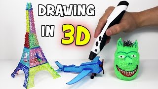 3D Pen  How to draw in 3D using a 3D pen [upl. by Ahseinaj623]