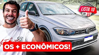 10 CARROS MAIS ECONÔMICOS PARA COMPRAR AINDA EM 2024 [upl. by Paver]