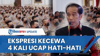 Marahi Kapolda dan Kapolres seIndonesia Jokowi 4 Kali Ucap Kata Hatihati Pasang Ekspresi Kecewa [upl. by Venu]