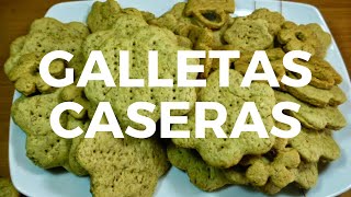 Galletas Caseras  Receta rica y fácil de hacer [upl. by Lanny348]