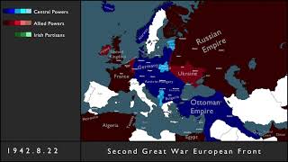 Inaccurate The Second Great War in Europe Every Day Southern Victory [upl. by Ainoz515]