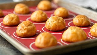 Gruyere Puffs Gougères [upl. by Nimref]