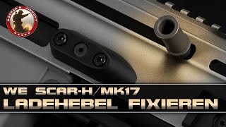 Tech WE MK17 GBB Ladehebel fixieren  6mm Airsoft GermanDeutsch 4K UHD [upl. by Eninnaej514]