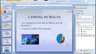 Powerpoint  Animer une diapositive [upl. by Adnav]