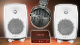 ASMR 1800 Audio Setup for PC and Console Gaming  Fiio K11  Genelec G3  Beyerdynamic [upl. by Larimore]