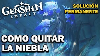 🍁COMO QUITAR LA NIEBLA DE LA ISLA TSURUMI  SOLUCIÓN PERMANENTE  GENSHIN IMPACT [upl. by Otir]