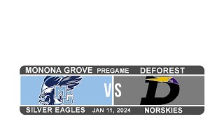 Monona Grove Boys Basketball vs DeForest  Thursday January 11th 2023 [upl. by Fredella]