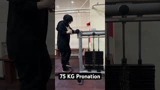 75kg ÷2 Dynamic Pronation armwrestling pronation [upl. by Anelrahs]