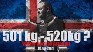 Hafthor Bjornsson 501kg  520kg Deadlift Promo Trailer [upl. by Enaj]