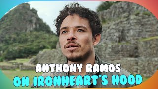 Anthony Ramos Reveals The Hoods Transformation in Marvels Ironheart [upl. by Silvie]