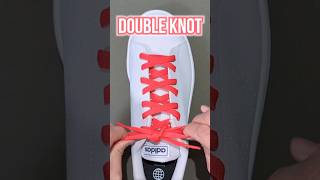 How to Tie Shoelaces in a Double Knot and Make It Work for Adjusting Long Laces [upl. by Bottali]