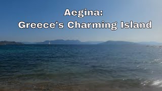 Aegina Greece Walking Tour 4K  UHD Walking Around Greece [upl. by Meelas]