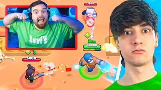 ¡TOP MUNDIAL reacciona a IBAI jugando BRAWL STARS 🤯 [upl. by Finstad]