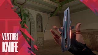 VENTURI KNIFE SKIN SHOWCASE  VALORANT BATTLE PASS KNIFE GAMEPLAY [upl. by Iyre]