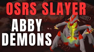 OSRS Abby Demons Slayer New Methods  Emberlight Venator Bow Virtus [upl. by Annaes]