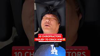 10 CHIROPRACTORS FAILED TO CRACK HIM😱 neckpain Chiropractic Trending Short [upl. by Yesnikcm]