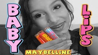 Meus Baby lips Maybelline [upl. by Lenes]