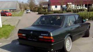 BMW 540d E28 V8 BiTurbo First Run  Ivo Christov [upl. by Aihsinat]