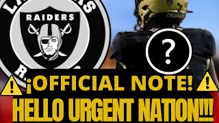 🚨HIRING IN CASH🚨THE RAIDERS ARE EYING A GREAT TALENT IN THE NEXT NFL DRAFT [upl. by Yssenhguahs]