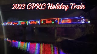 The 2023 CPKC Holiday Train at Woodstock and Thamesford ON 11232023 [upl. by Roma959]