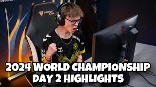 RLCS 2024 WORLD CHAMPIONSHIP DAY 2 HIGHLIGHTS  ALL ROUND 2 MATCHES [upl. by Pollerd]