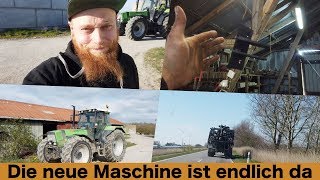 FarmVLOG225  Die neue Maschine ist endlich da [upl. by Uyekawa39]