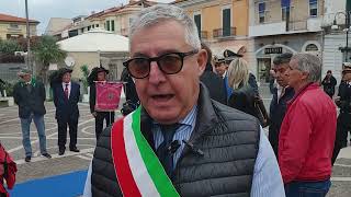 Giornata nazionale delle Forze Armate lintervista al sindaco di Termoli Nico Balice [upl. by Anayit782]