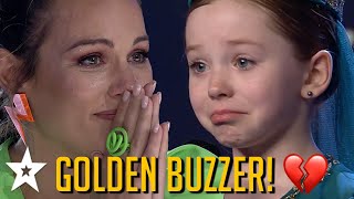 HEARTBREAKING Audition Young Ukrainian Refugee Has Everyone IN TEARS amp Wins The GOLDEN BUZZER [upl. by Hull]