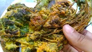 ধনেপাতার পাকোড়াCrispy amp Crunchy Dhonepatar PakoraBoraEasy Coriander Leaves RecipeGreen Dhania [upl. by Eenot]