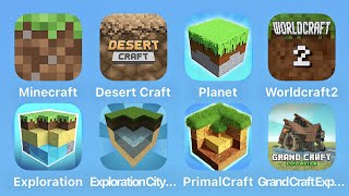 Minecraft Desert Craft Planet Worldcraft 2 Exploration City Primal Craft Grand Craft [upl. by Sirej]