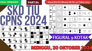 FR TIU CPNS 20 Oktober 2024  FIGURAL 9 KOTAK Part54 [upl. by Irol]