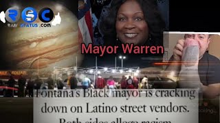 Fontana CA Black Mayor Cracks DownMigrants b1 fba migrants losangeles fontana election2024 [upl. by Broderick]