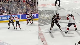 TWO EPIC SCRAPS IN TIGHT GAME  AHL Hershey Bears Hockey Vlog [upl. by Asiat]