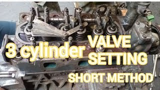 valve settings short method tractorsampmarine MECHANIC [upl. by Seuqirdor]