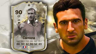 90 Thunderstruck Icon Cantona Player Review  EA FC 24 [upl. by Addam]