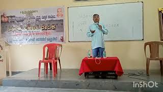 P  IV  Workshop on Vedic Maths amp English at BGS Degree College Nagamangala Mandya by Kush Durgi [upl. by Gavin867]