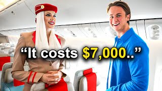 I Asked 100 Flight Attendants For a FREE First Class Seat [upl. by Meeharb]