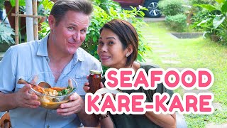 SEAFOOD KAREKARE  BAGOONG CHALLENGE NI PAPANG KINAYA KAYA NIYA  PokLee Cooking [upl. by Candyce]