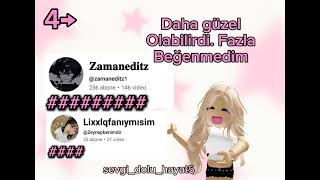 Edit Yarışması Sonuçları😻🎀📢 [upl. by Tory]