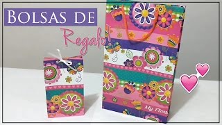 Como hacer bolsas de papel regalo ♥ [upl. by Walford]