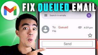 How to Fix QueuedNot Sending Email on Gmail 100 Working [upl. by Kinimod]