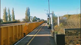 66714 Cromer Lifeboat heading through Whittlesea to Whitemoor Yard near March [upl. by Fleta]