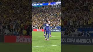 Camilo Vargas y la celebración con David Ospina copaamérica futbol colombia [upl. by Yme701]