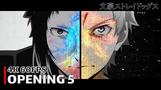 Bungou Stray Dogs  Opening 5 【Tetsu no Ori】 4K 60FPS  CC [upl. by Luca]