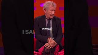 Ian McKellen’s HILARIOUS Maggie Smith Impression shorts [upl. by Akoyin]