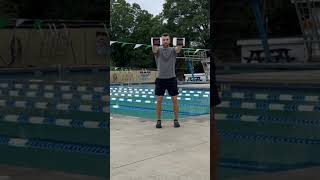 Backstroke Pull Exercise  Lateral Cord Squeeze [upl. by Ellenehc]